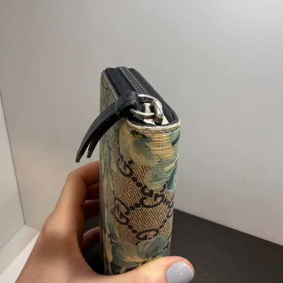 Gucci Floral Blue and Green Wallet - Picture 5 of 14
